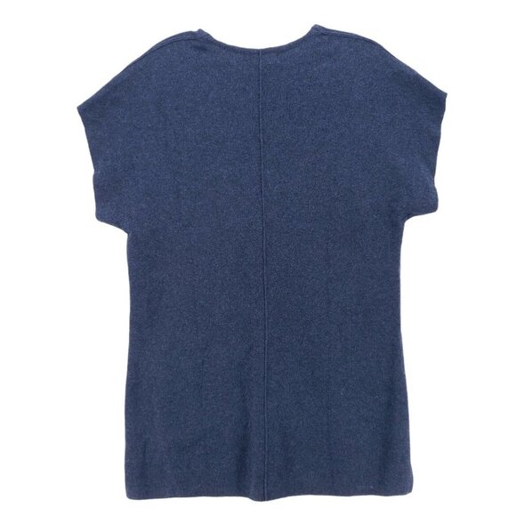 NWT TOMMY BAHAMA Cascade Tunic Blue Merino Alpaca Blend Goat Suede Pockets SMALL - Picture 2 of 7